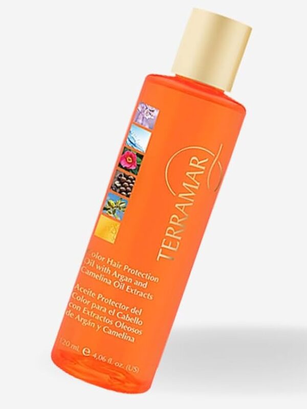 Aceite Protector del Sol y Color para el Cabello con Extractos Oleosos de Argán y Camelina