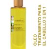 Aceite Tratamiento para el Cabello 3 en 1 Con Extractos Oleosos de Argán, Macadamia y Monoi de Tahití